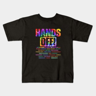 Tie-Dye Activism Protect Rights Freedom Equality Kids T-Shirt